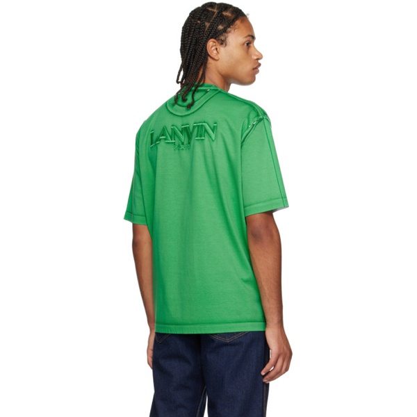  랑방 Lanvin Green Classic T-Shirt 232254M213012