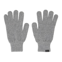 폴스미스 Paul Smith Gray Patch Gloves 232260M135006