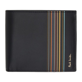 폴스미스 Paul Smith Black Signature Stripe Wallet 232260M164015