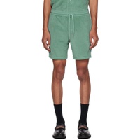 폴스미스 Paul Smith Green Striped Shorts 232260M193005