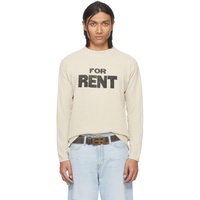 ERL 오프화이트 Off-White Printed Sweater 232260M201029