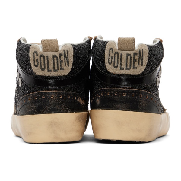골든구스 골든구스 Golden Goose Black Mid Star Sneakers 232264F127005