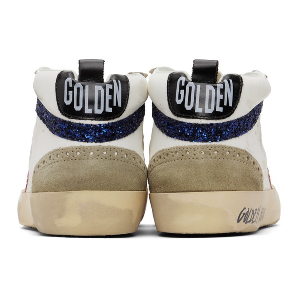 골든구스 골든구스 Golden Goose Taupe & White Mid Star Sneakers 232264F127015
