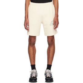 라코스테 Lacoste 오프화이트 Off-White Relaxed-Fit Shorts 232268M193004