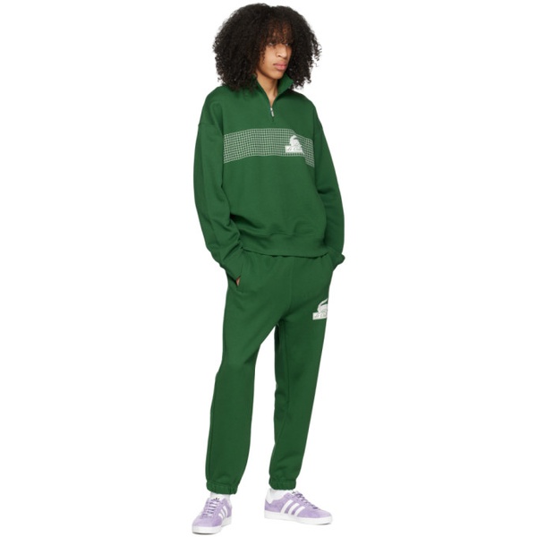 라코스테 라코스테 Lacoste Green Printed Sweatshirt 232268M202000