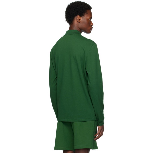 라코스테 라코스테 Lacoste Green Original Long Sleeve Polo 232268M212006