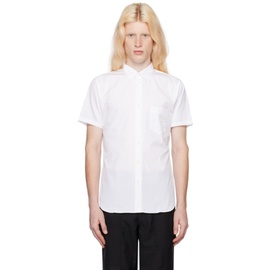 Comme des Garcons Shirt White Buttoned Shirt 232270M192017