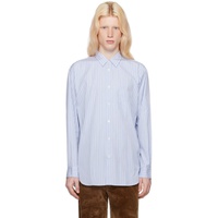 Comme des Garcons Shirt Blue Striped Shirt 232270M192020