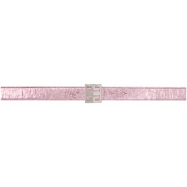 지방시 Givenchy Pink 4G Reversible Belt 232278F001003