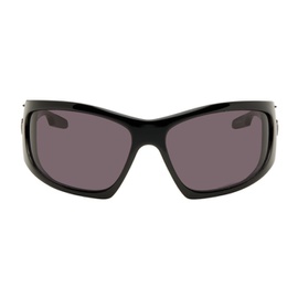 지방시 Givenchy Black Cutout Sunglasses 232278F005032