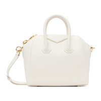 지방시 Givenchy White Mini Antigona Bag 232278F046007