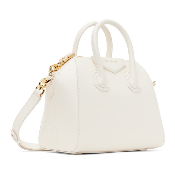 지방시 지방시 Givenchy White Mini Antigona Bag 232278F046007