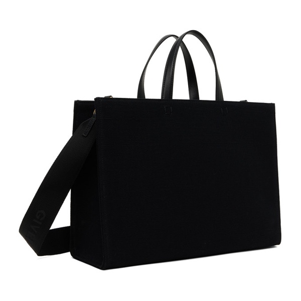 지방시 지방시 Givenchy Black Medium G-Tote Bag 232278F049007