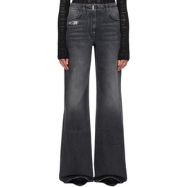 지방시 Givenchy Black Oversized Jeans 232278F069001