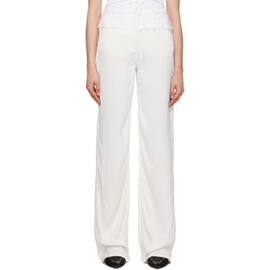 지방시 Givenchy White Oversized Jeans 232278F069003