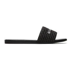 지방시 Givenchy Black 4G Sandals 232278F124004