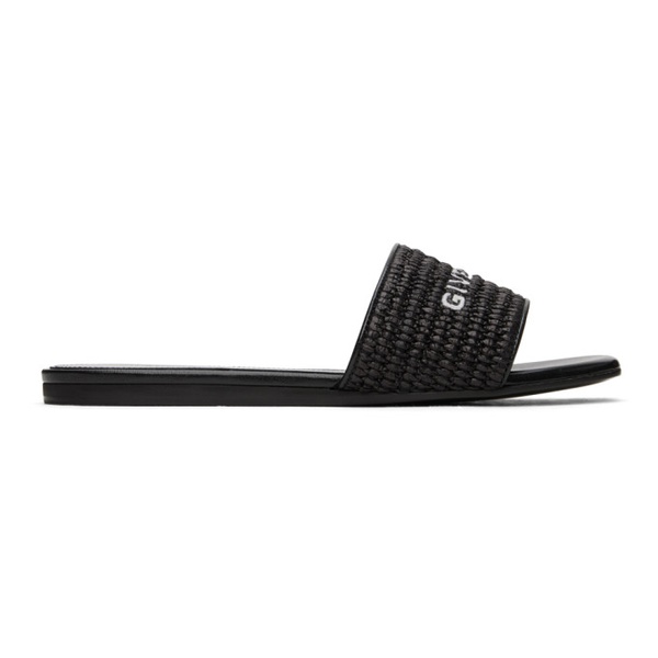 지방시 지방시 Givenchy Black 4G Sandals 232278F124004