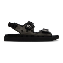 지방시 Givenchy Black Strap Sandals 232278F124007