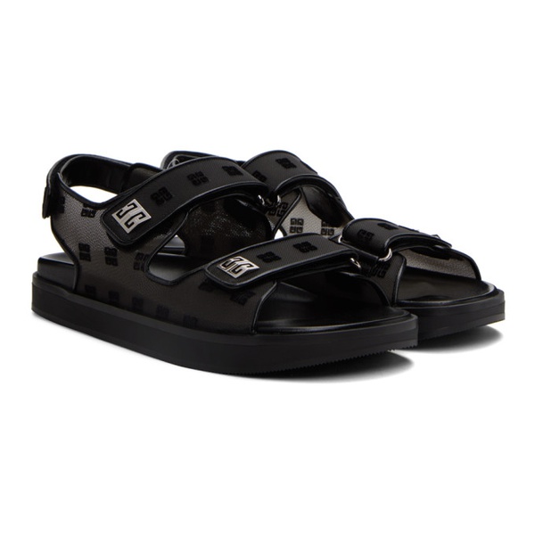 지방시 지방시 Givenchy Black Strap Sandals 232278F124007