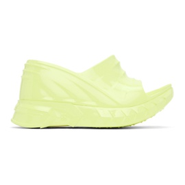 지방시 Givenchy Yellow Marshmallow Sandals 232278F125002