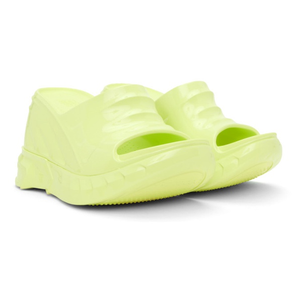 지방시 지방시 Givenchy Yellow Marshmallow Sandals 232278F125002