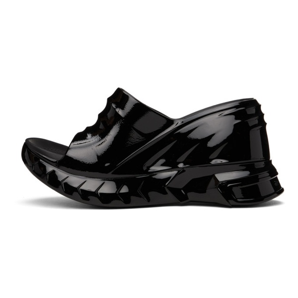 지방시 지방시 Givenchy Black Marshmallow Heeled Sandals 232278F125003
