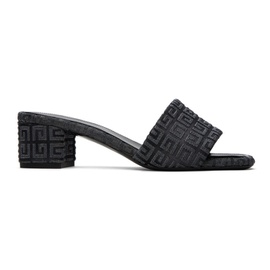 지방시 Givenchy Gray 4G Heeled Sandals 232278F125018