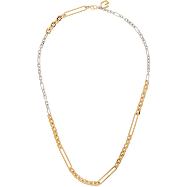 지방시 지방시 Givenchy Gold & Silver G Link Necklace 232278M145000