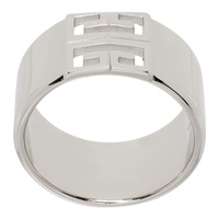지방시 Givenchy Silver 4G Ring 232278M147002