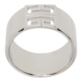 지방시 Givenchy Silver 4G Ring 232278M147002