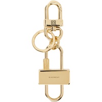 지방시 Givenchy Gold Padlock Keychain 232278M148001