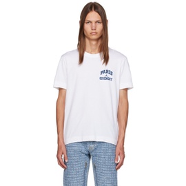 지방시 Givenchy White Printed T-Shirt 232278M213019