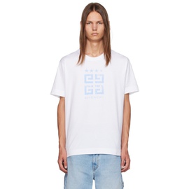 지방시 Givenchy White Classic T-Shirt 232278M213020