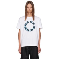 지방시 Givenchy White Graphic T-Shirt 232278M213027
