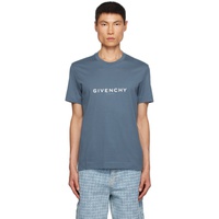 지방시 Givenchy Blue Reverse T-Shirt 232278M213039
