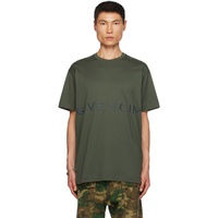 지방시 Givenchy Green 4G T-Shirt 232278M213041
