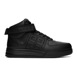 지방시 Givenchy Black G4 High Sneakers 232278M236001