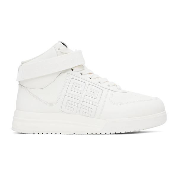 지방시 지방시 Givenchy White G4 Sneakers 232278M236002