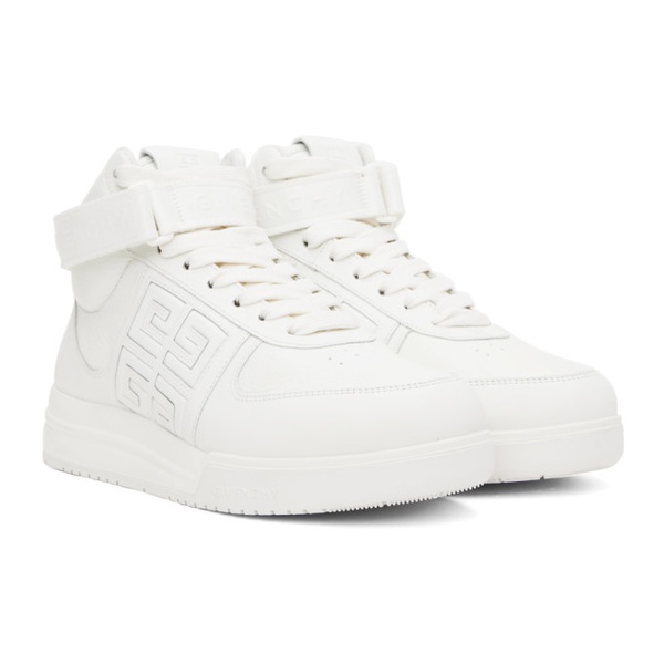 지방시 지방시 Givenchy White G4 Sneakers 232278M236002