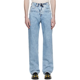 스테판 쿡 Stefan Cooke Blue Cable Corded Jeans 232300M186001