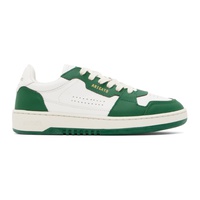 악셀 아리가토 Axel Arigato White & Green Dice Lo Sneakers 232307F128007
