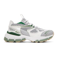 악셀 아리가토 Axel Arigato White & Green Marathon Neo Sneakers 232307F128075