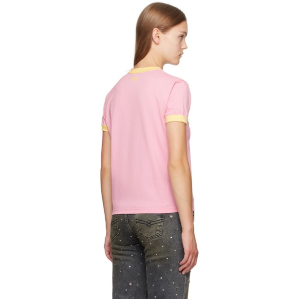  GCDS Pink Wifey T-Shirt 232308F110001