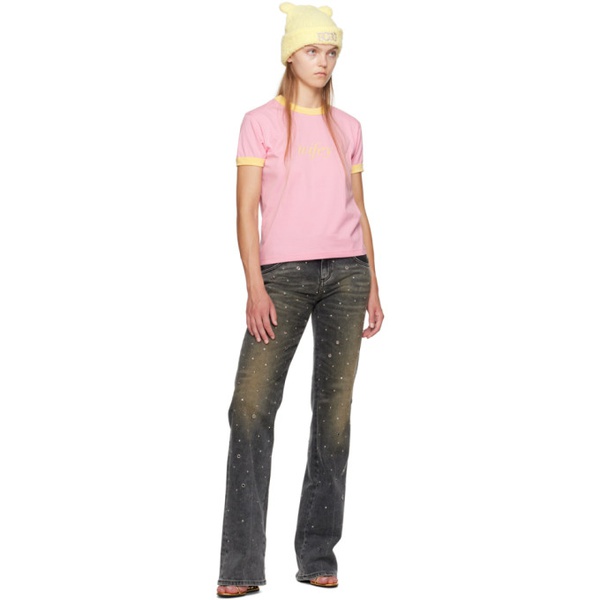  GCDS Pink Wifey T-Shirt 232308F110001
