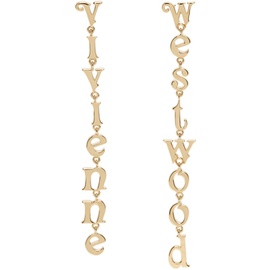 비비안 웨스트우드 Vivienne Westwood Gold Raimunda Earrings 232314F022036