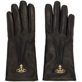 비비안 웨스트우드 Vivienne Westwood Black Orb Gloves 232314M135002