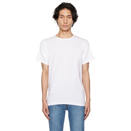 캘빈클라인 언더웨어 Calvin Klein Underwear Three-Pack White Crewneck T-Shirts 232325M213001