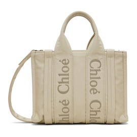 Chloe 오프화이트 Off-White Small Woody Tote 232338F048078