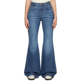 Chloe Blue Merapi Flare Jeans 232338F069001