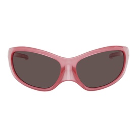 발렌시아가 Balenciaga Pink Skin Cat XXL Sunglasses 232342F005008